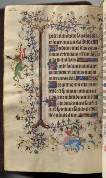 Hours of Charles the Noble, King of Navarre (1361-1425): fol. 240v, Text