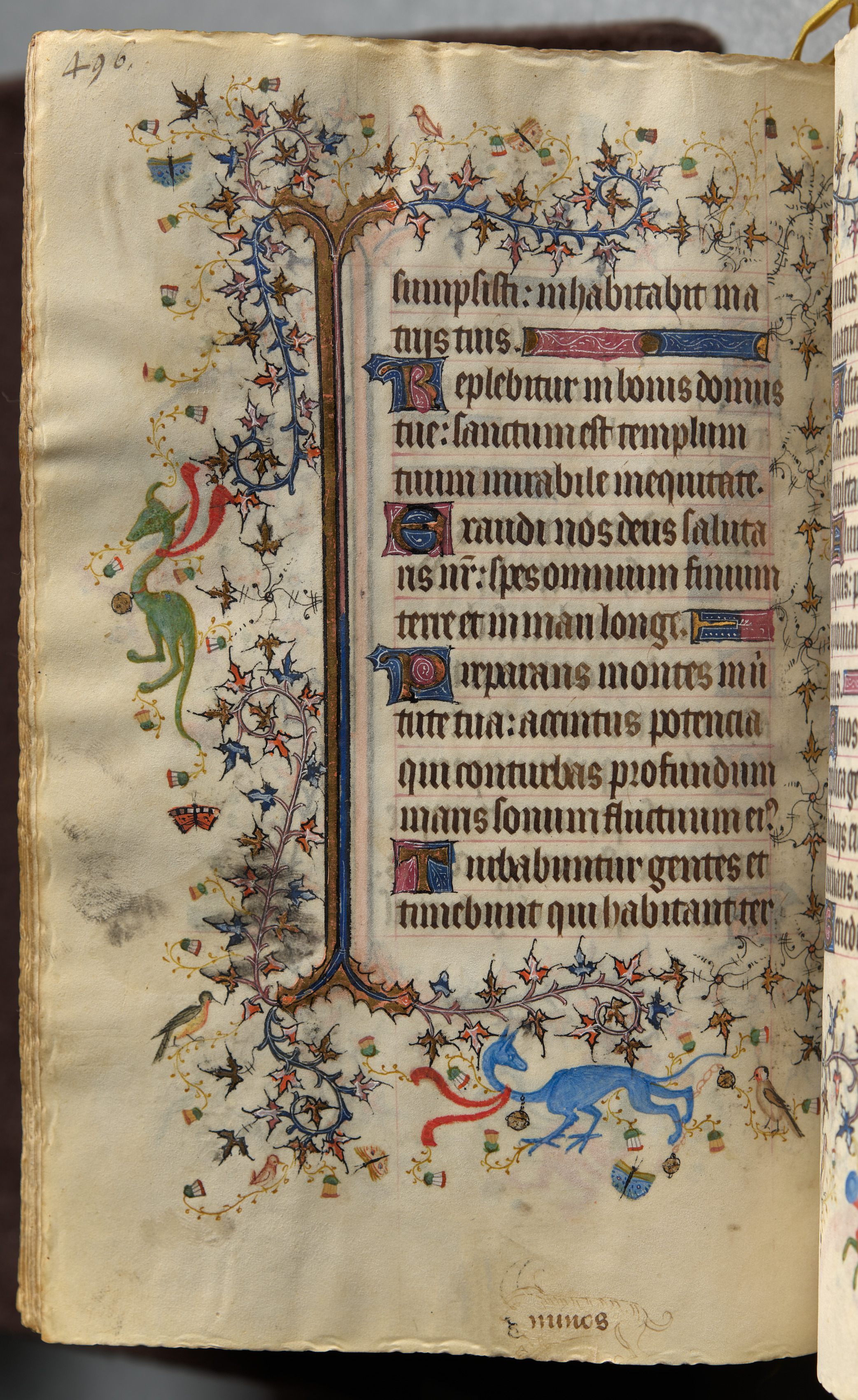 Hours of Charles the Noble, King of Navarre (1361-1425): fol. 242v, Text