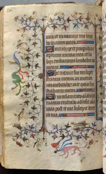 Hours of Charles the Noble, King of Navarre (1361-1425): fol. 244v, Text
