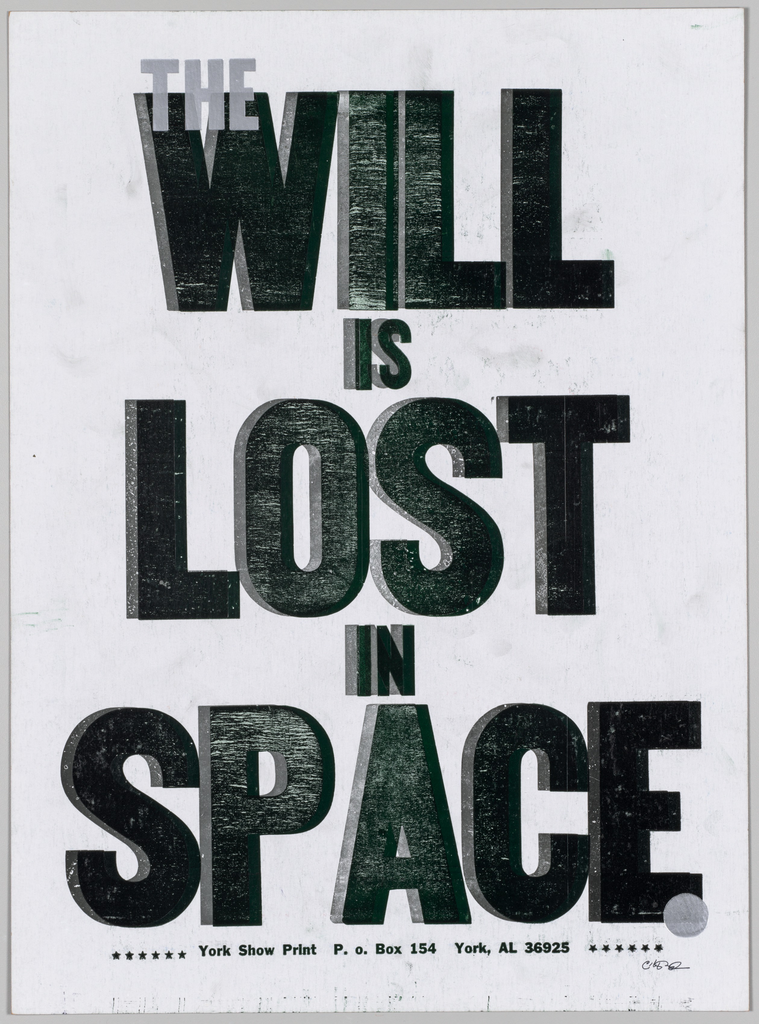 The Bad Air Smelled of Roses: The Will is Lost in Space