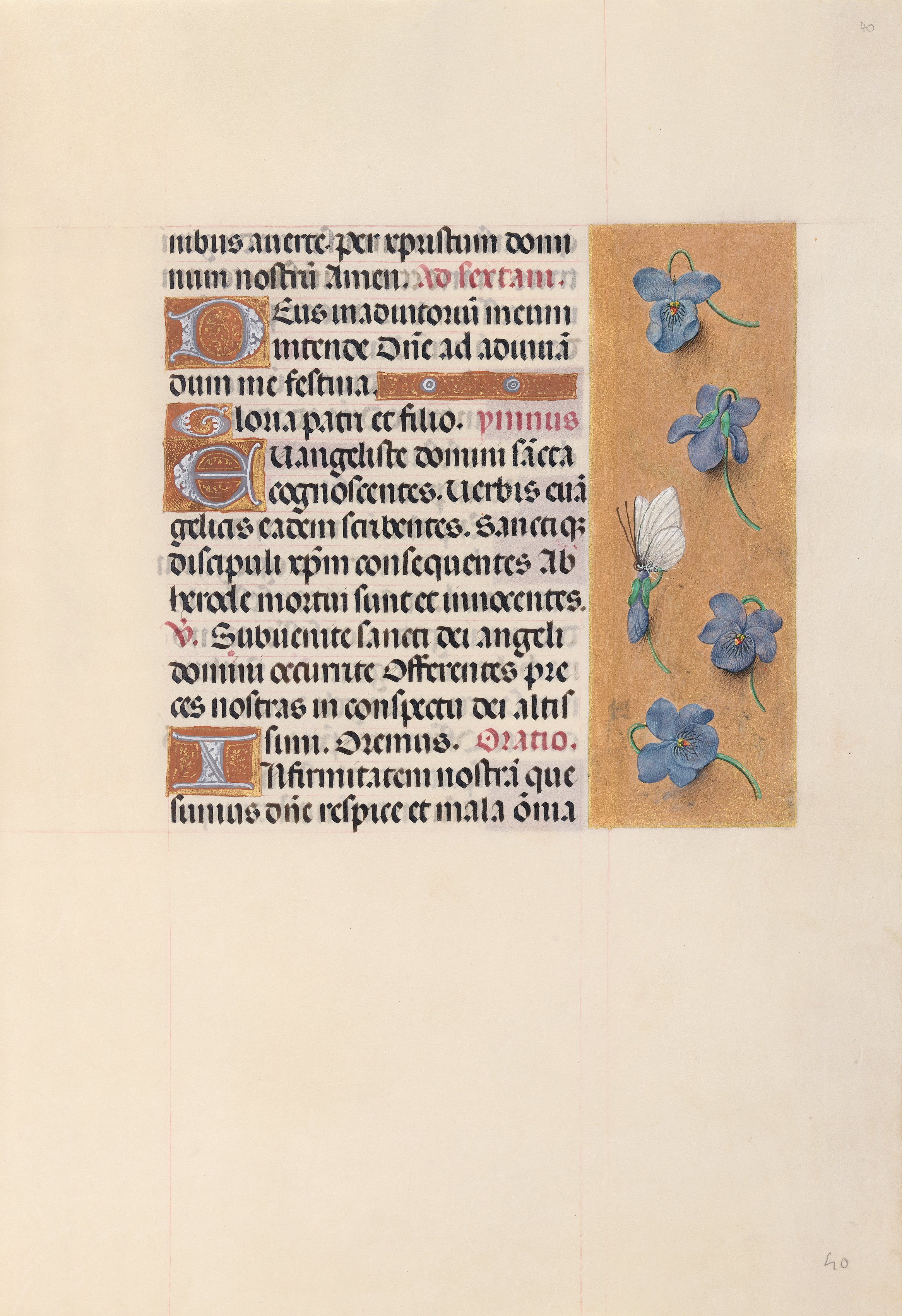 Hours of Queen Isabella the Catholic, Queen of Spain:  Fol. 40r