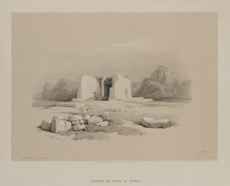 Egypt and Nubia, Volume I: Temple at Tafa in Nubia