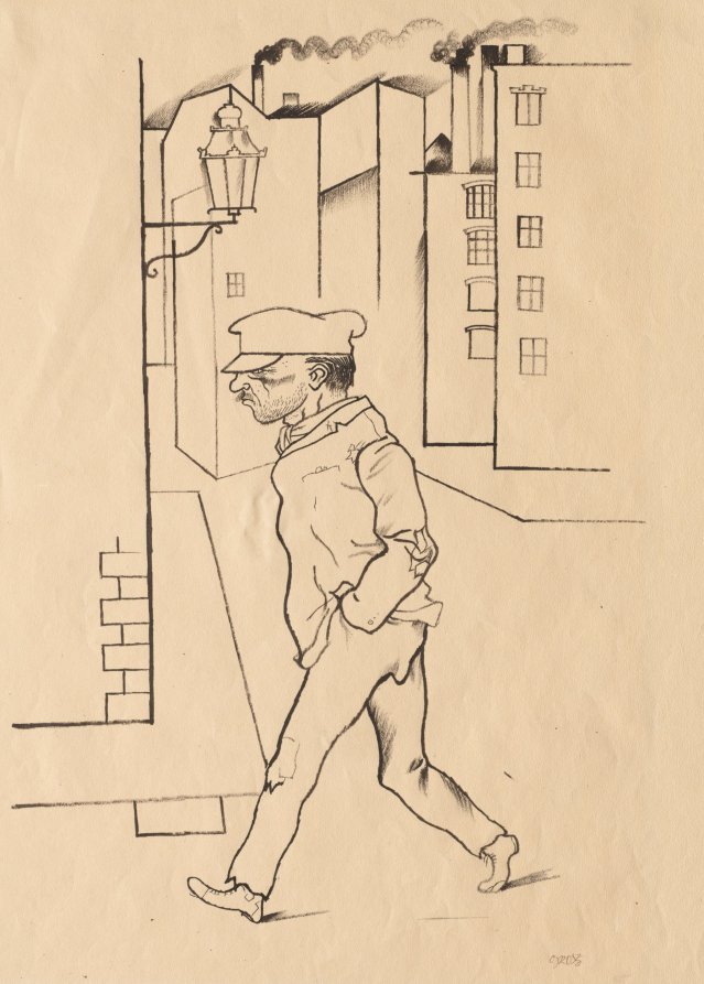 Worker, George Grosz, c. 1920