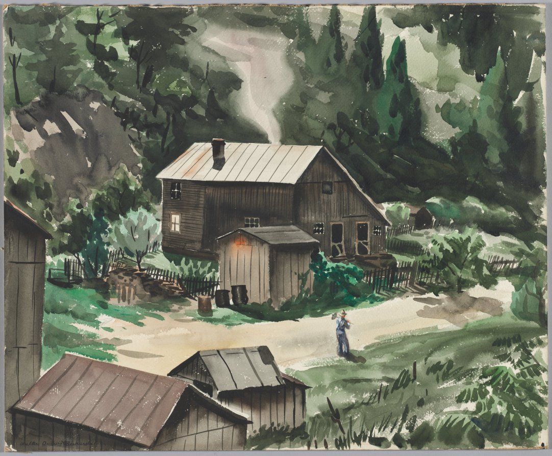 Mountain Cabin, Walter DuBois Richards, 1937