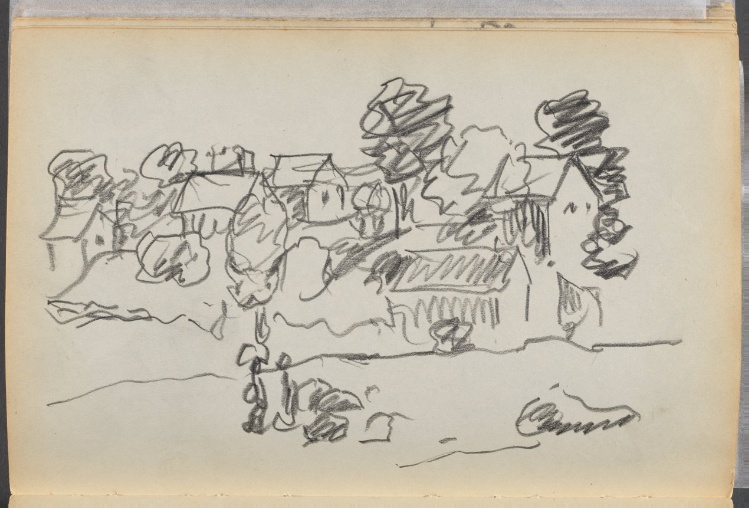Sketchbook- The Granite Shore Hotel, Rockport, page 168: Houses 