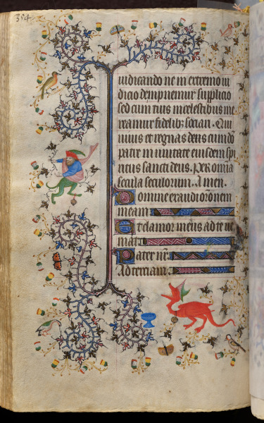 Hours of Charles the Noble, King of Navarre (1361-1425): fol. 172v, Text