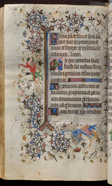 Hours of Charles the Noble, King of Navarre (1361-1425): fol. 169v, Text