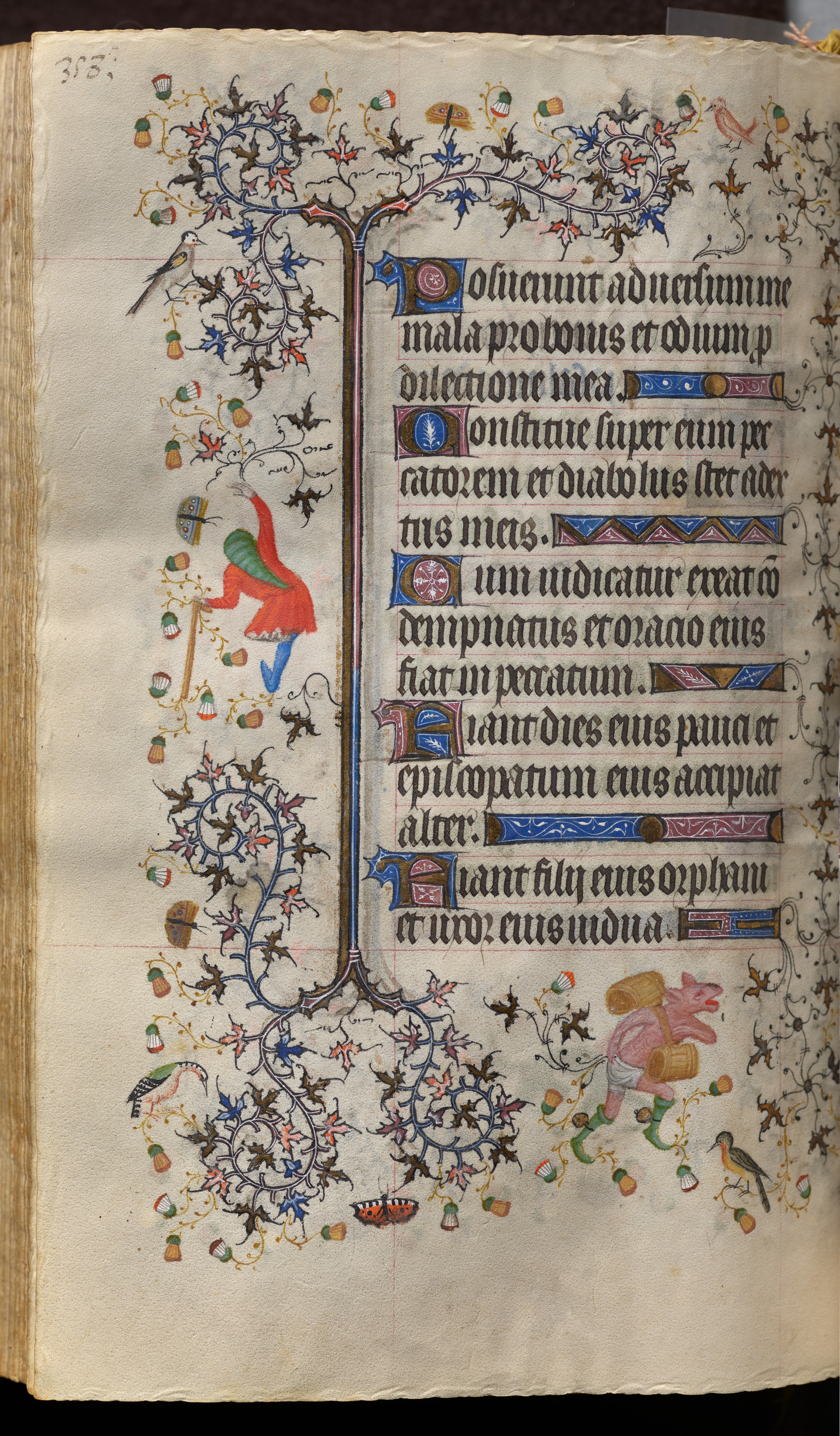 Hours of Charles the Noble, King of Navarre (1361-1425): fol. 174v, Text