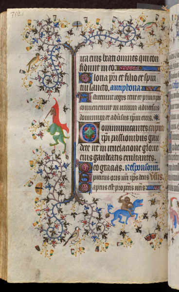 Hours of Charles the Noble, King of Navarre (1361-1425): fol. 171v, Text
