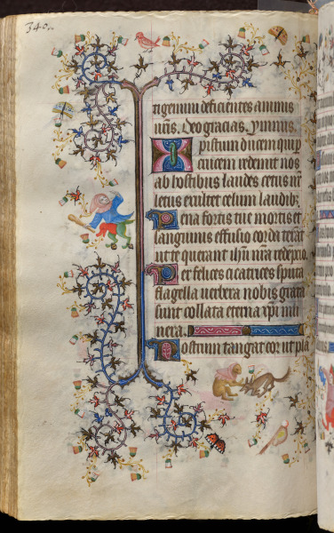 Hours of Charles the Noble, King of Navarre (1361-1425): fol. 165v, Text