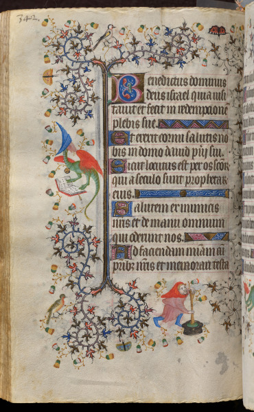 Hours of Charles the Noble, King of Navarre (1361-1425): fol. 166v, Text