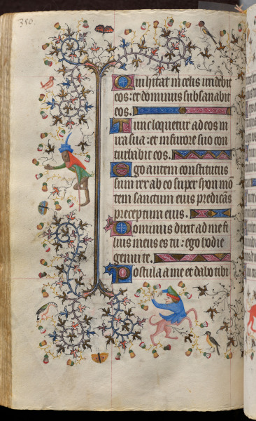 Hours of Charles the Noble, King of Navarre (1361-1425): fol. 170v, Text