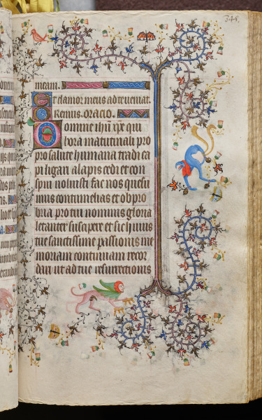 Hours of Charles the Noble, King of Navarre (1361-1425): fol. 168r, Text
