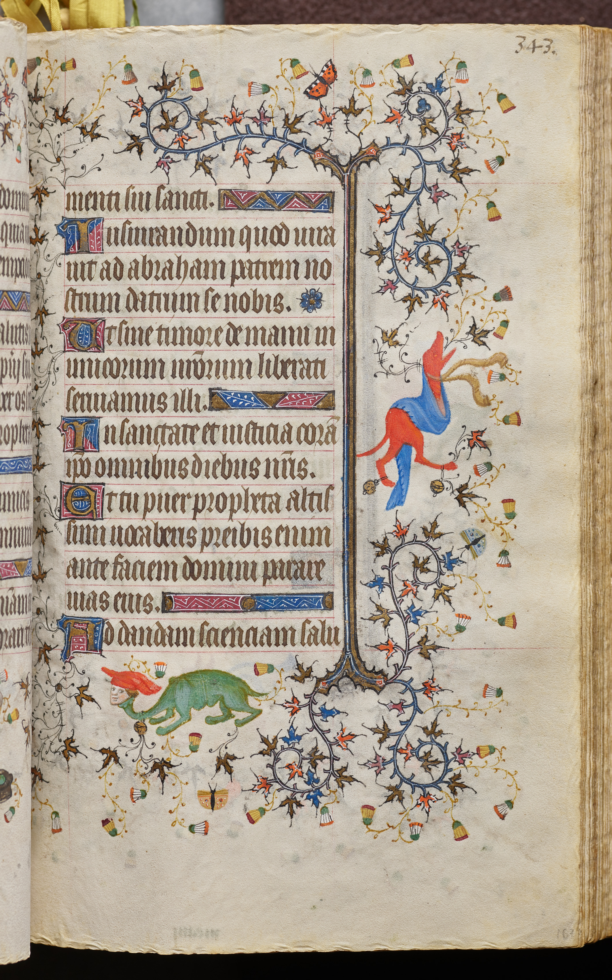 Hours of Charles the Noble, King of Navarre (1361-1425): fol. 167r, Text