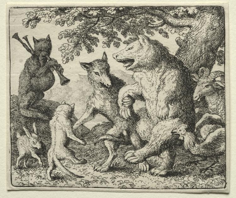 Reynard the Fox:  The Wolf and the Bear Celebrate Their Freedom