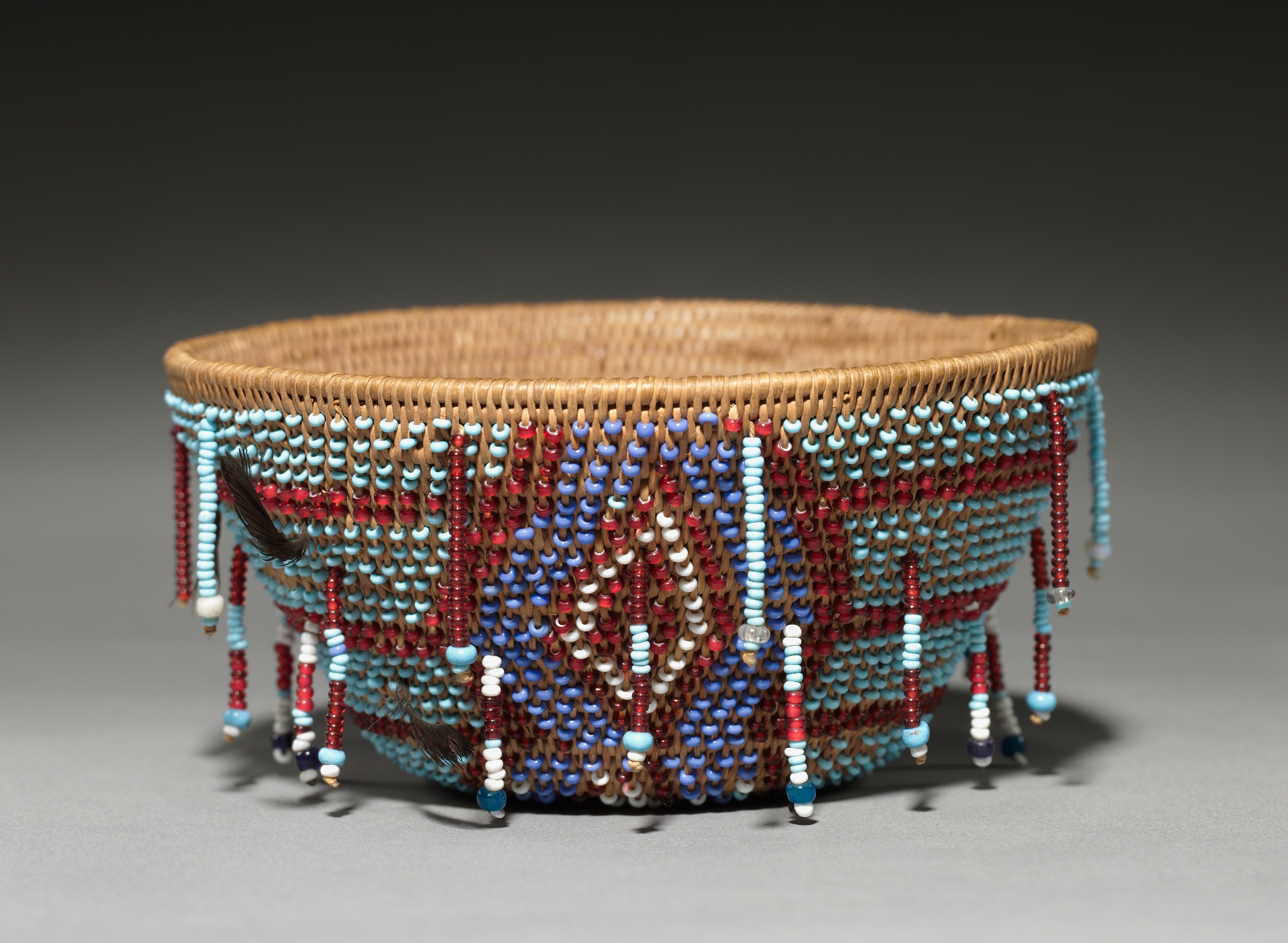 Conical Beaded Basket