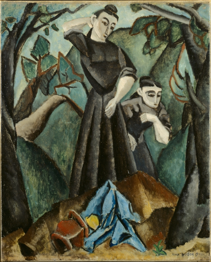Two Women in a Landscape, Max Weber, 1911