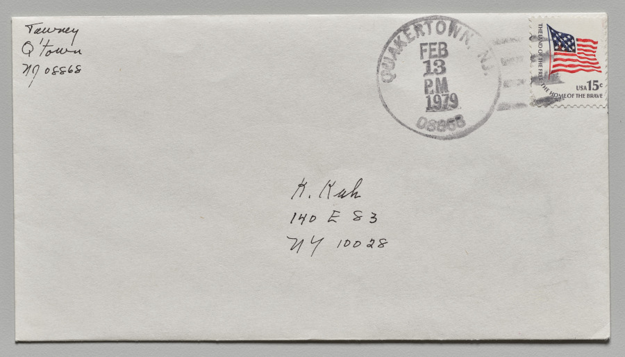 Envelope, Lenore Tawney, 1979