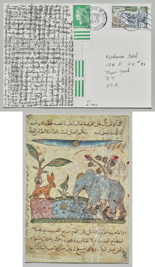 Calligraphic Message, Lenore Tawney, 1977