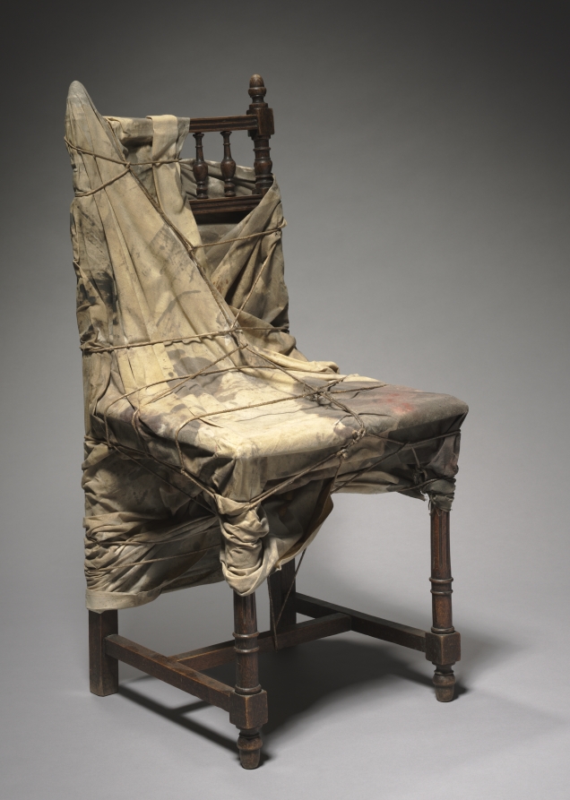 Wrapped Chair, Christo, 1961