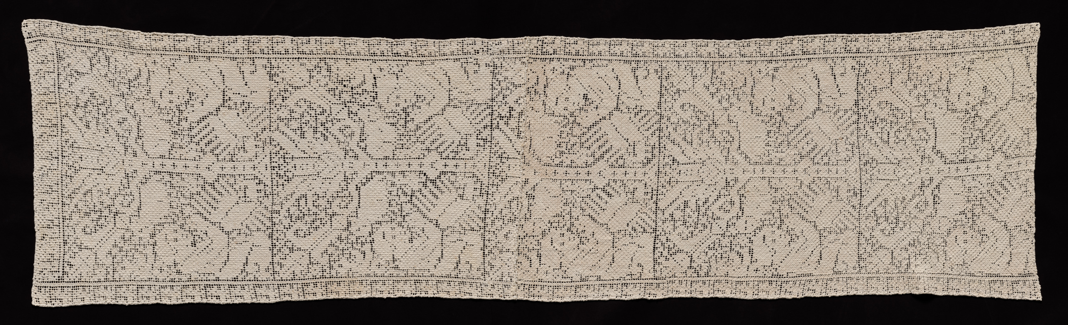 Lace (Filet Cloth or Toile Stitch)