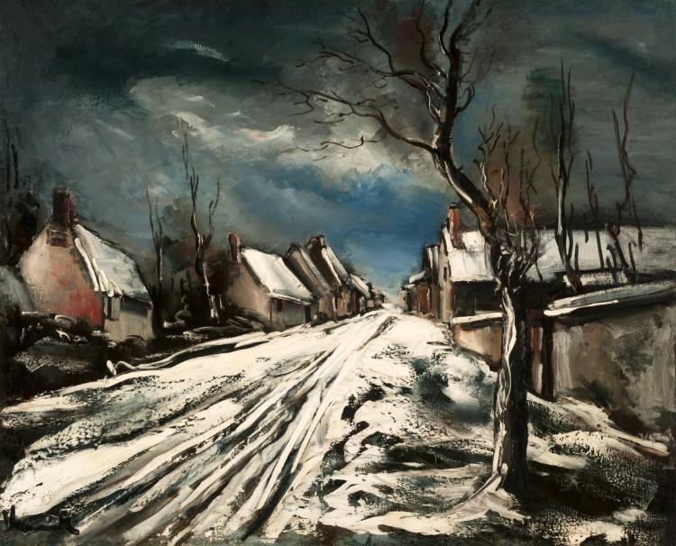 Village in the Snow, Maurice de Vlaminck, c. 1927