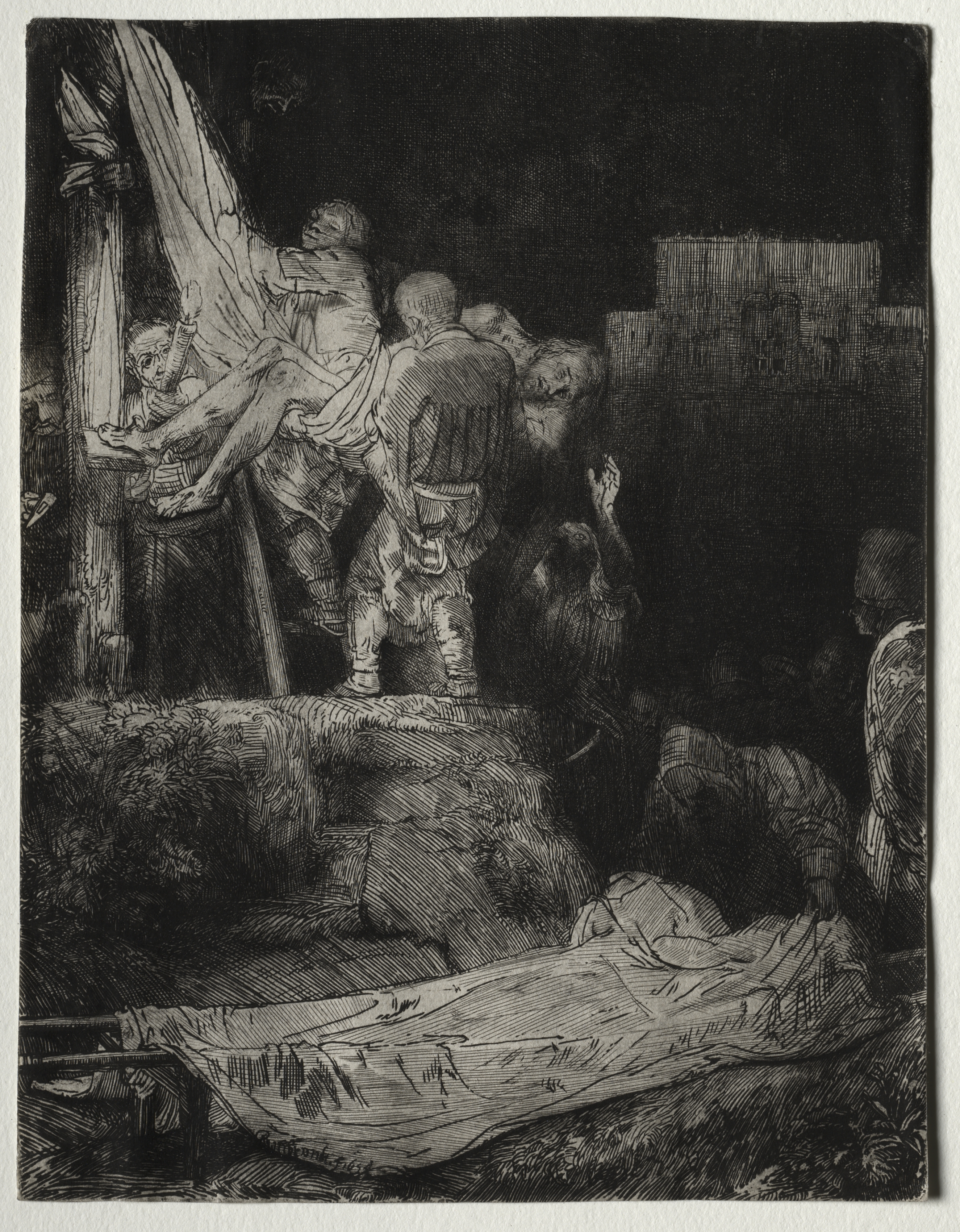 The Descent from the Cross by Torchlight