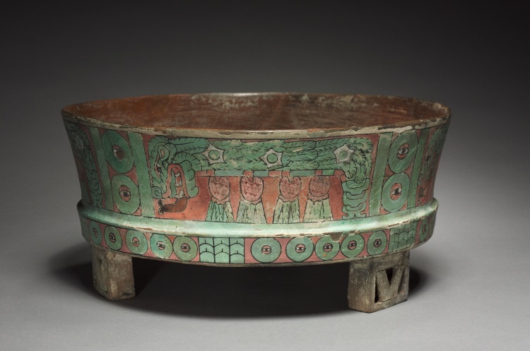 Basin with Feathered Serpent