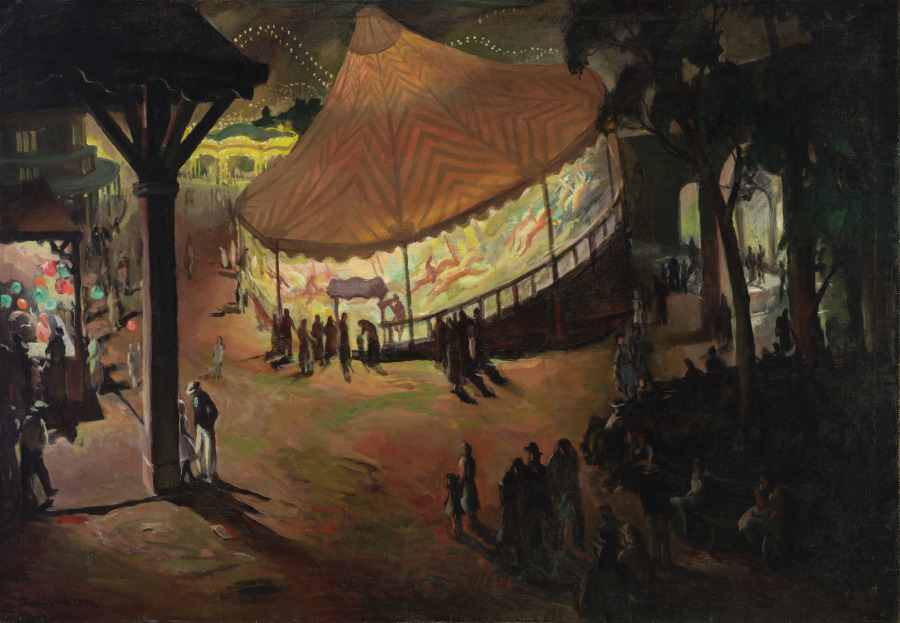 Flying Ponies (Euclid Beach Park), Carl Gaertner, 1932