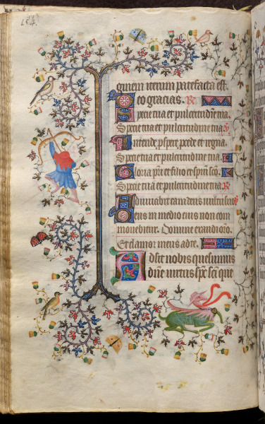 Hours of Charles the Noble, King of Navarre (1361-1425): fol. 77v, Text