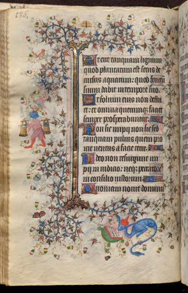 Hours of Charles the Noble, King of Navarre (1361-1425): fol. 68v, Text