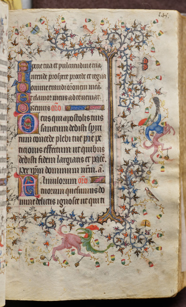 Hours of Charles the Noble, King of Navarre (1361-1425): fol. 73r, Text