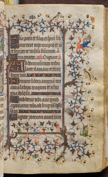 Hours of Charles the Noble, King of Navarre (1361-1425): fol. 75r, Text