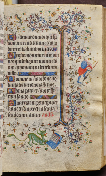Hours of Charles the Noble, King of Navarre (1361-1425): fol. 72r, Text