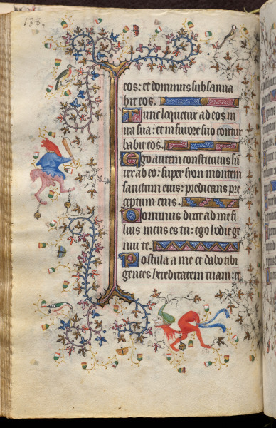 Hours of Charles the Noble, King of Navarre (1361-1425): fol. 69v, Text