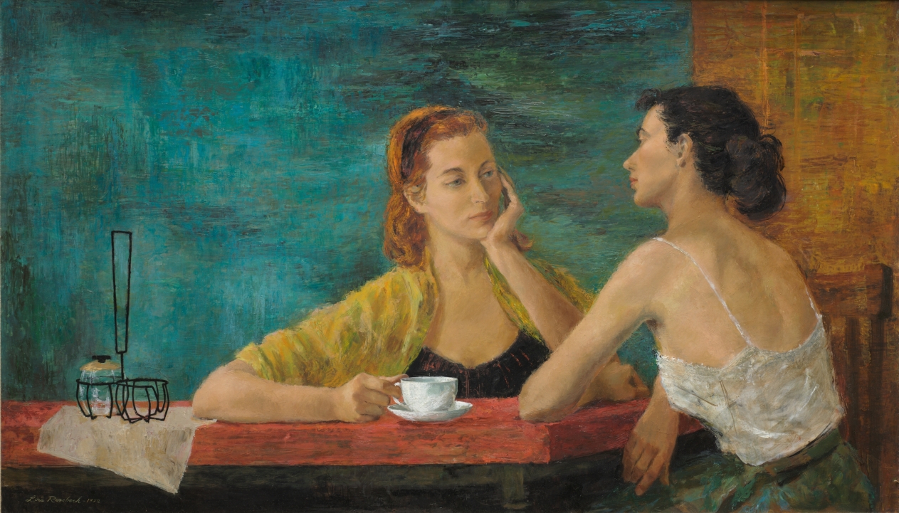 Conversation, Lois Rossbach, 1952