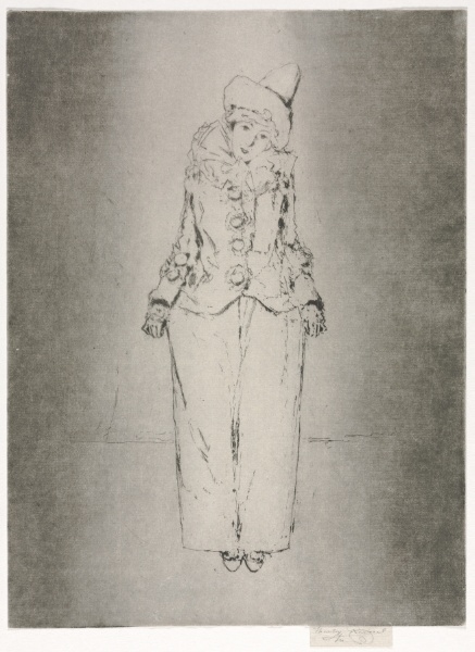 Pierrot en Pied, Portrait of Lady A. C.