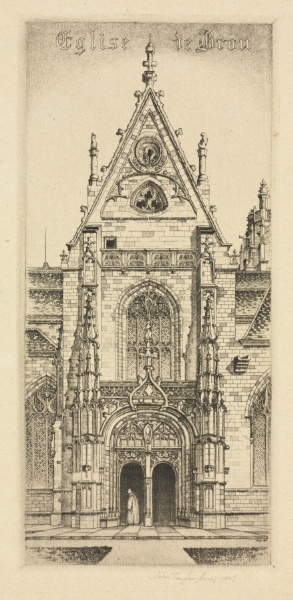 French Church Series No. 11: Église de Notre Dame, Bourg-En-Bresses