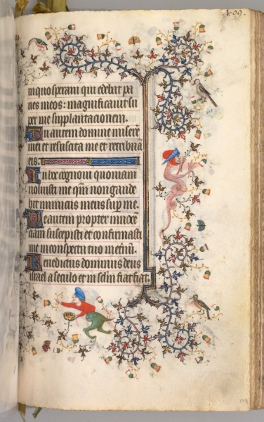 Hours of Charles the Noble, King of Navarre (1361-1425): fol. 199r, Text