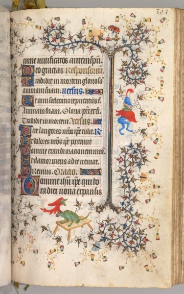 Hours of Charles the Noble, King of Navarre (1361-1425): fol. 191r, Text