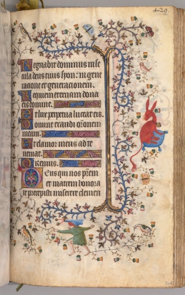 Hours of Charles the Noble, King of Navarre (1361-1425): fol. 209r, Text