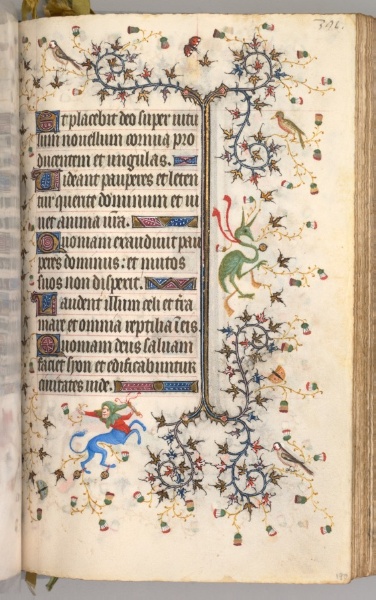 Hours of Charles the Noble, King of Navarre (1361-1425): fol. 190r, Text