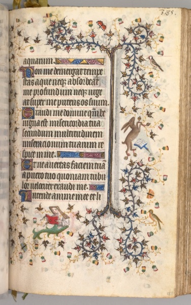 Hours of Charles the Noble, King of Navarre (1361-1425): fol. 188r, Text
