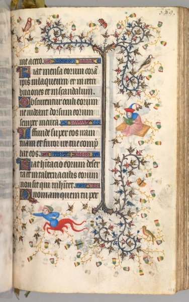 Hours of Charles the Noble, King of Navarre (1361-1425): fol. 189r, Text