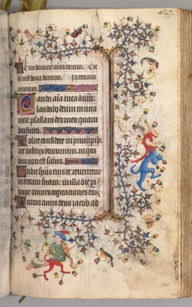 Hours of Charles the Noble, King of Navarre (1361-1425): fol. 208r, Text