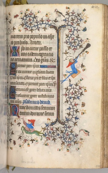Hours of Charles the Noble, King of Navarre (1361-1425): fol. 200r, Text