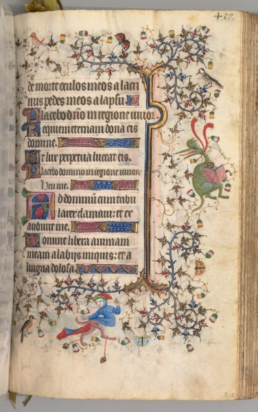 Hours of Charles the Noble, King of Navarre (1361-1425): fol. 203r, Text