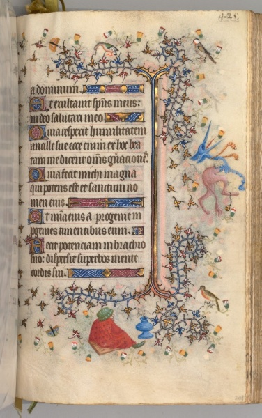 Hours of Charles the Noble, King of Navarre (1361-1425): fol. 207r, Text