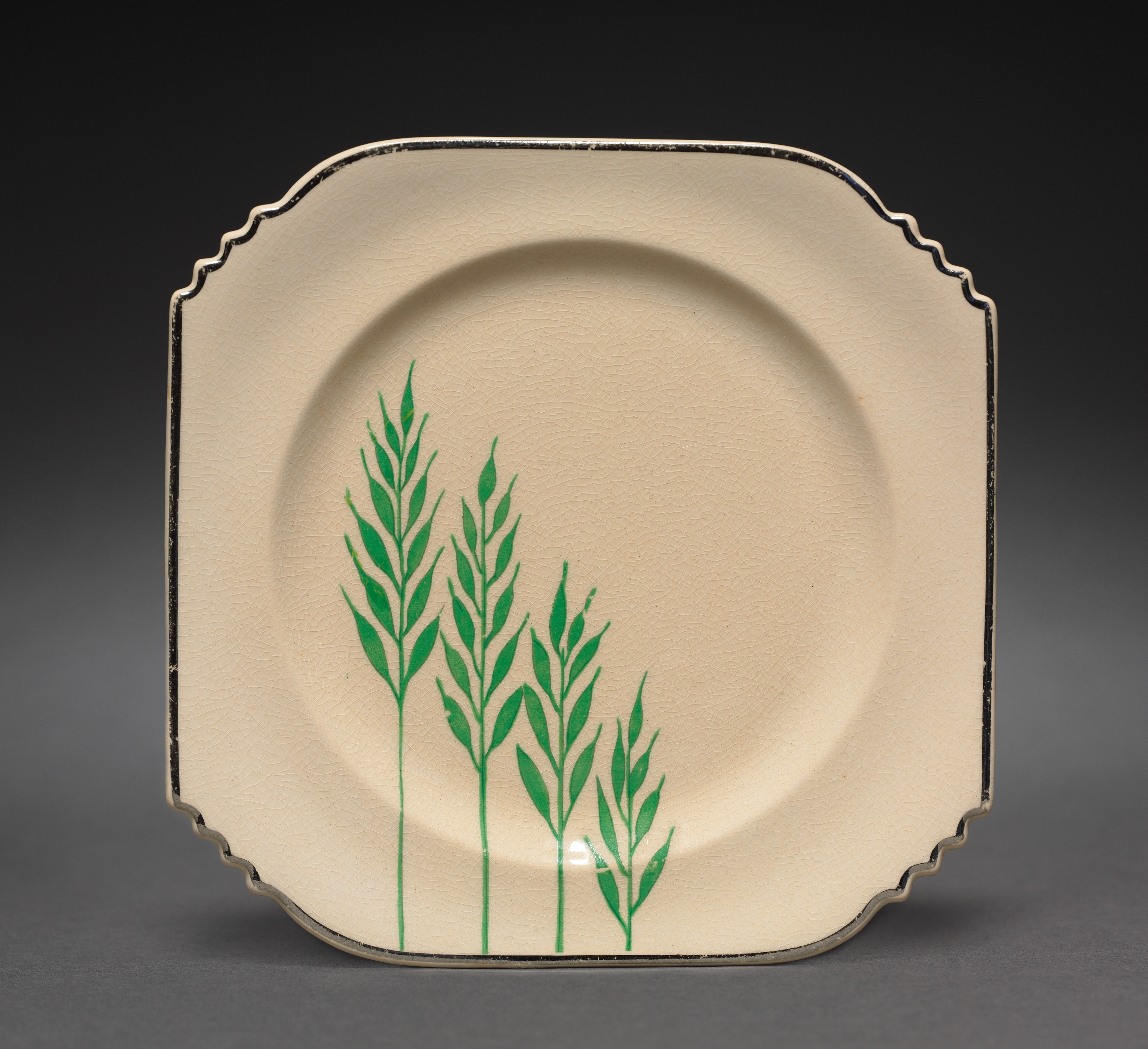 Green Wheat Bread Plate
