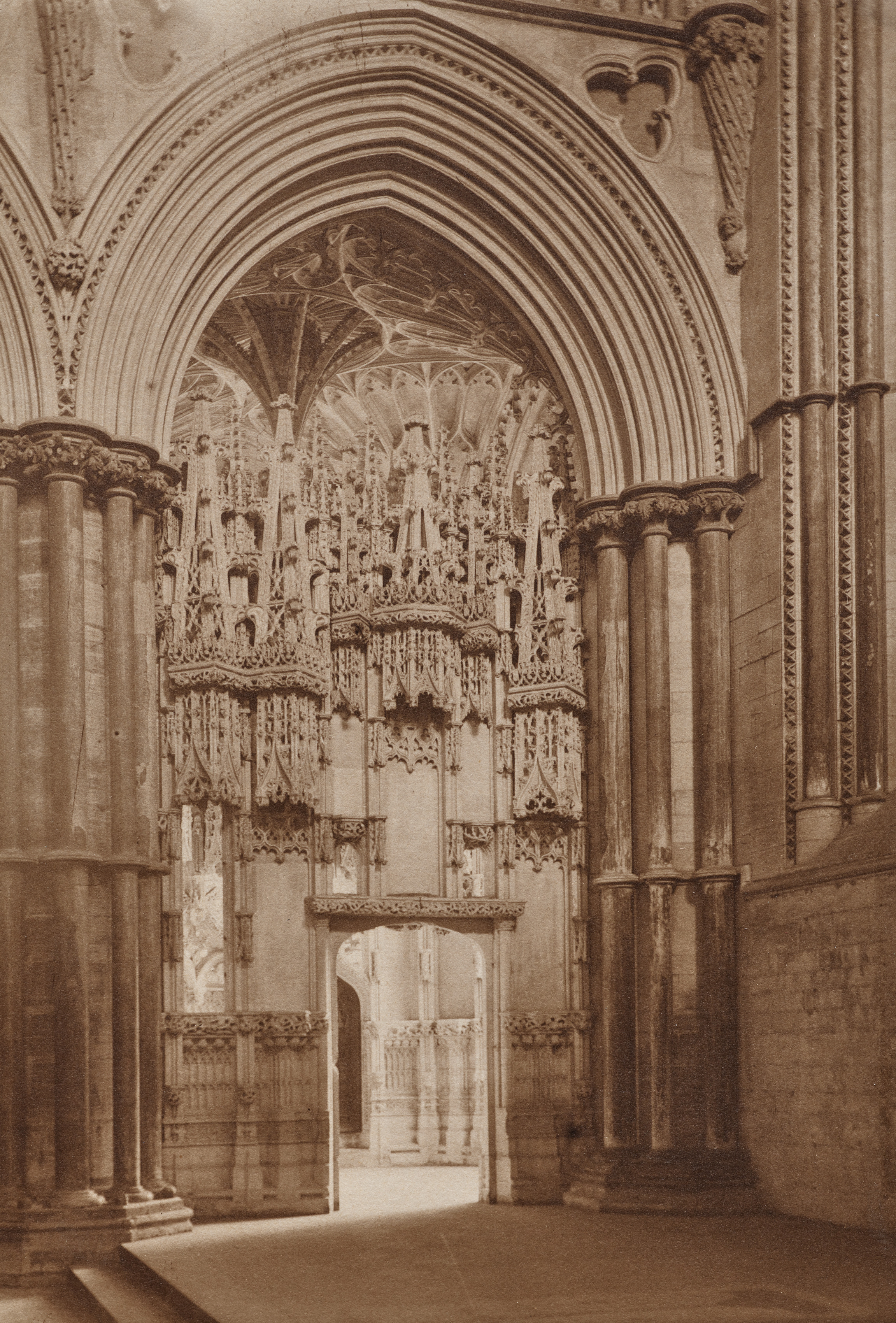 Bishop Alcock's Chapel from Reho-Choir, Ely Cathedral